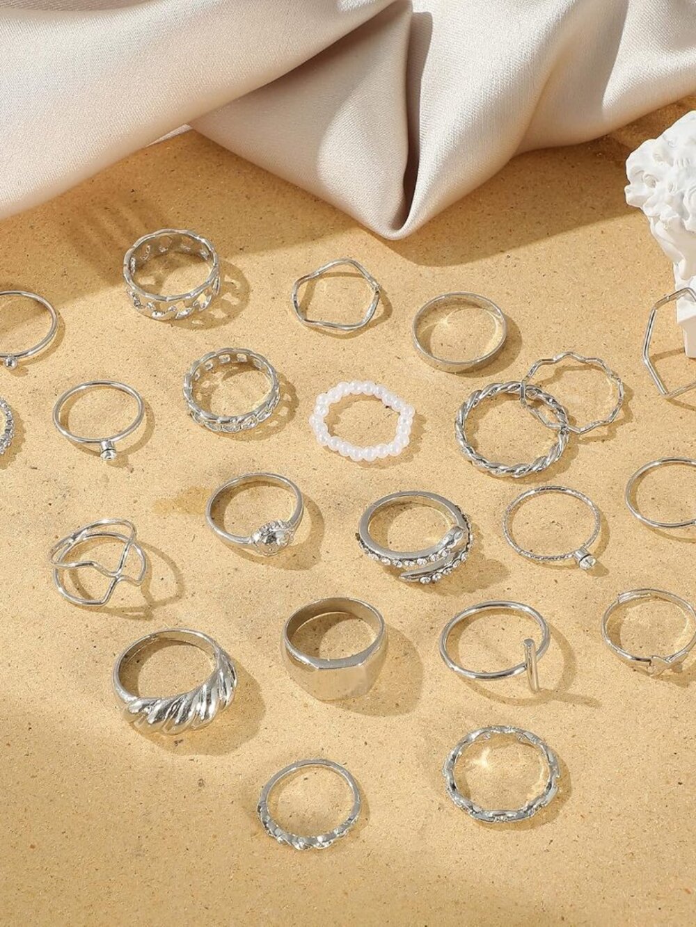 68 Pcs Gold Knuckle Rings Set for Women, Stackable Boho Joint Finger Midi Rings - Picture 6 of 7